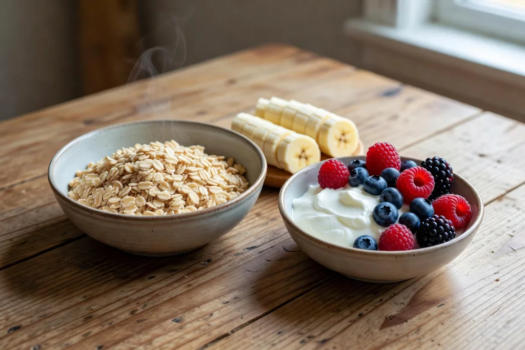 Petit déjeuner avant une course : que manger